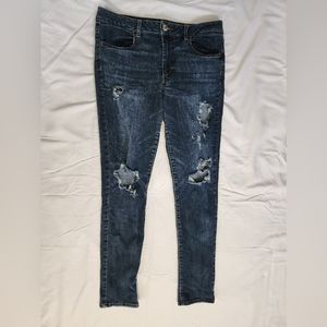 American Eagle ripped jeggings